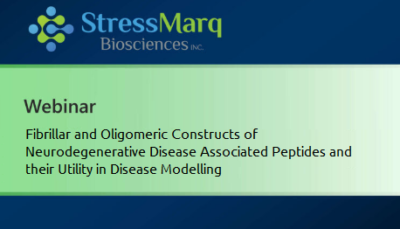 Webinar: Fibrillar and Oligomeric Constructs of Neurodegenerative Disease Associated Peptides and their Utility in Disease Modelling